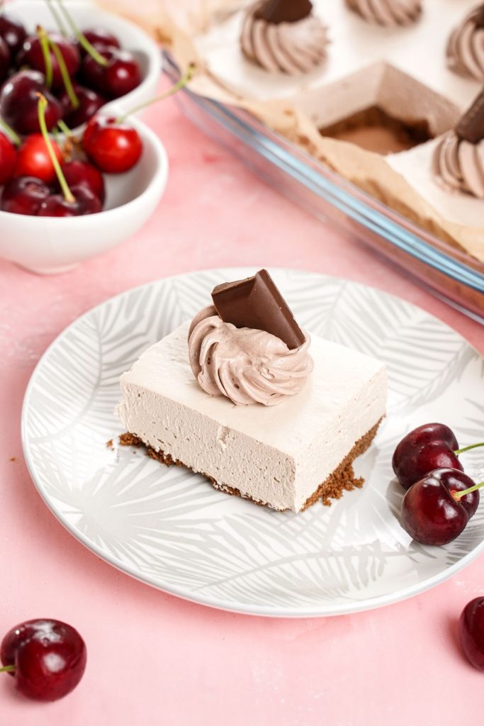 NoBake Chocolate Mousse Bars NoBake Dessert Recipes