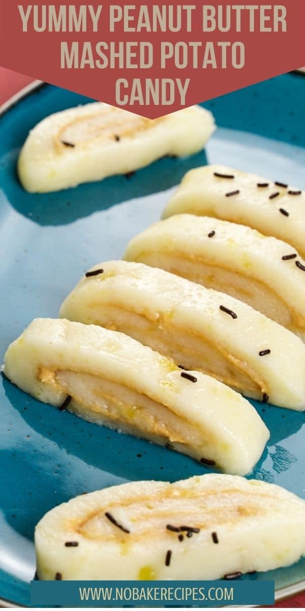 Easy Peanut Butter Mashed Potato Candy Recipe NoBake Dessert Recipes