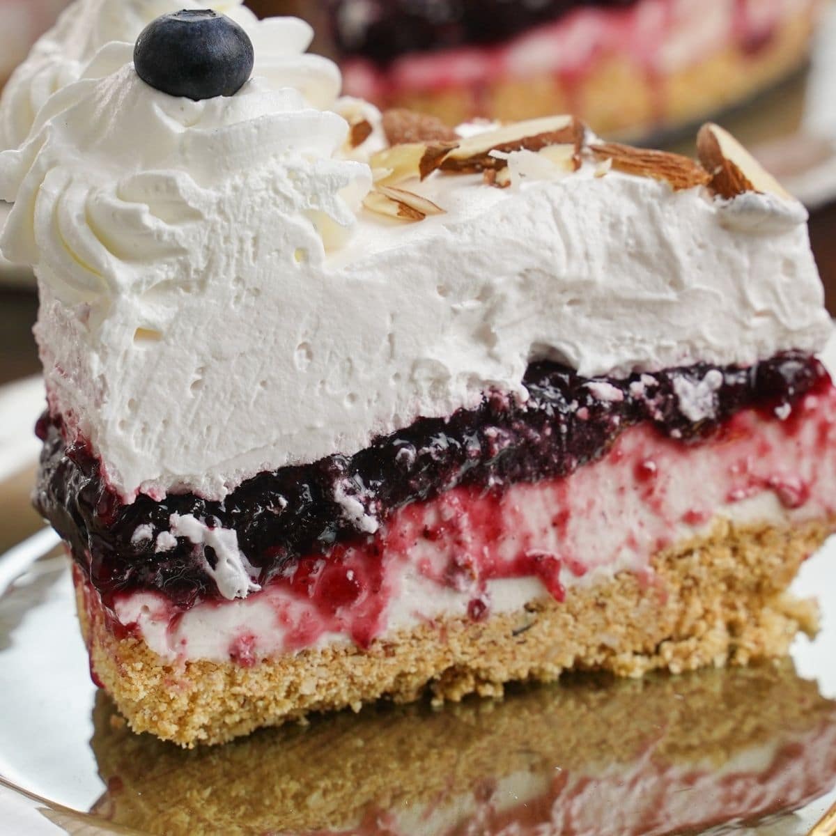 Recipe Card of Blueberry Cheesecake