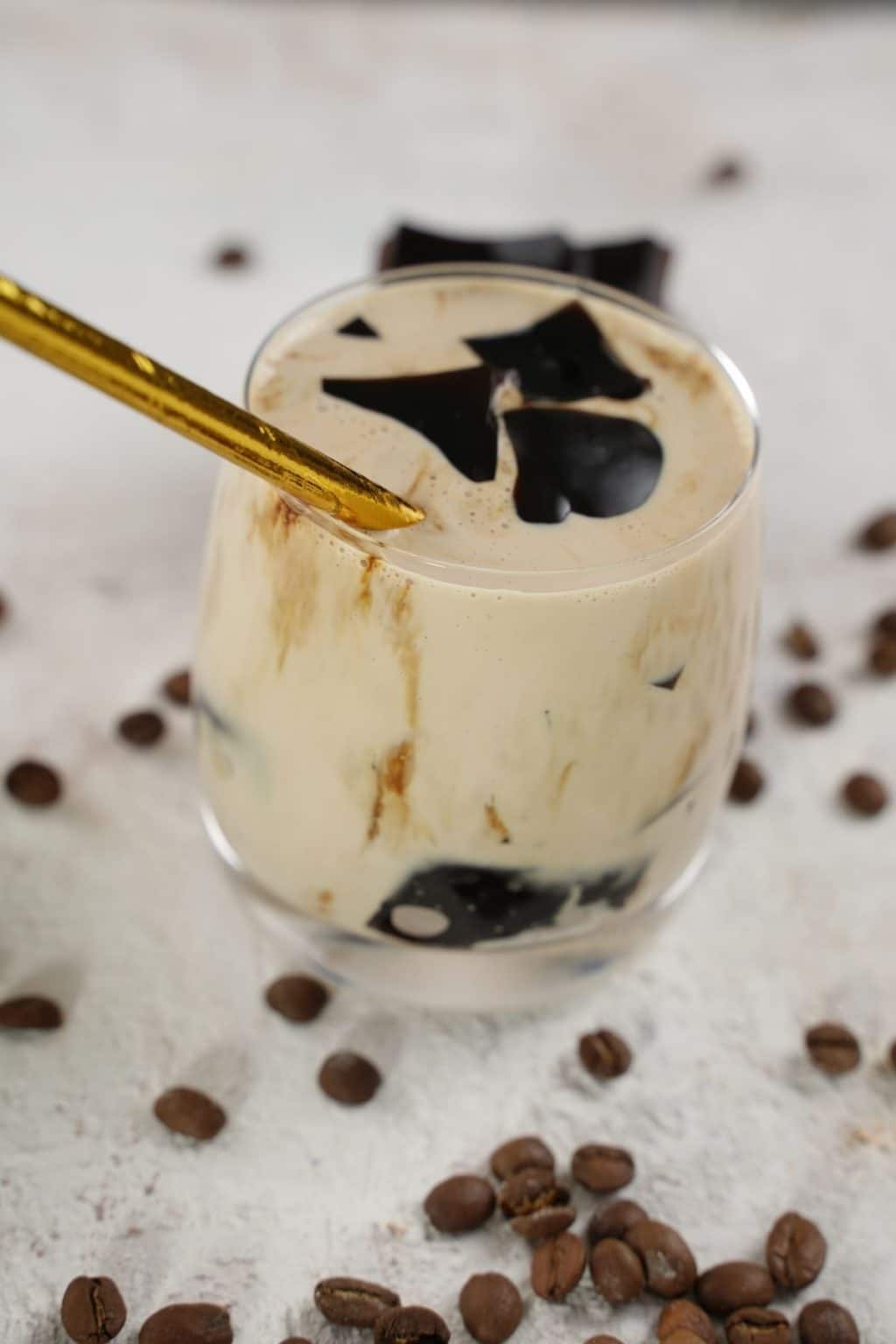 Easy Coffee Jelly Drink Recipe NoBake Dessert Recipes