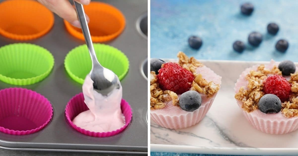 3Ingredient Frozen Yogurt Berry Bites NoBake Dessert Recipes