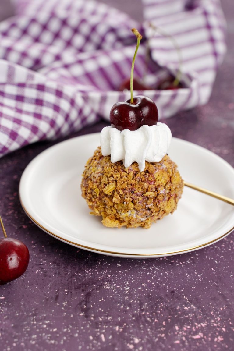 Fried Ice Cream Balls Recipe NoBake Dessert Recipes