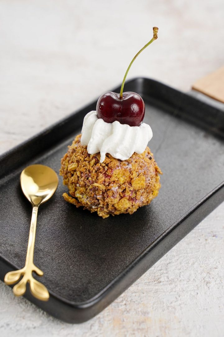 Fried Ice Cream Balls Recipe NoBake Dessert Recipes