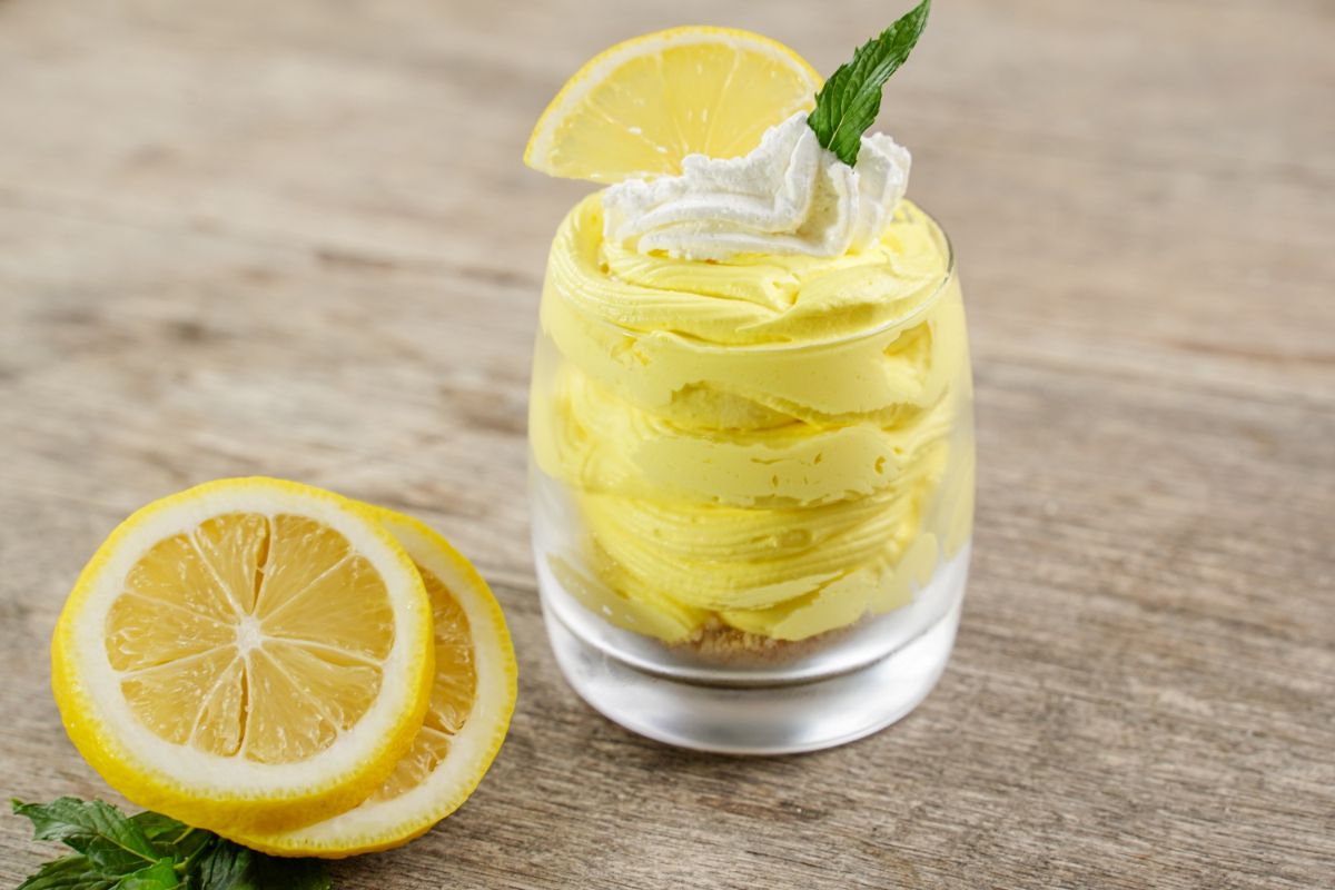 Freeze it for 1 hour then enjoy chilled Creamy Lemon Cheesecake Mousse