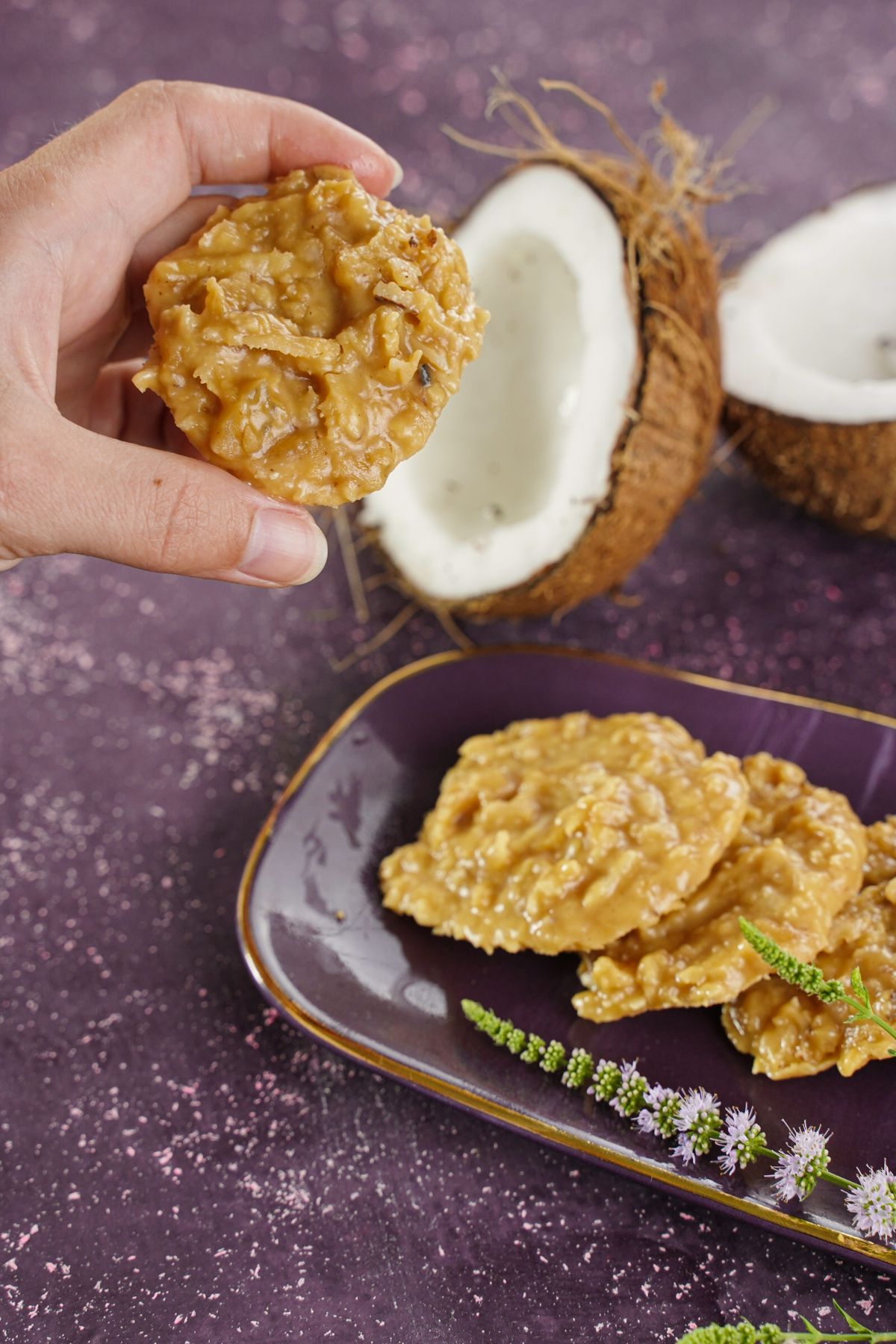 Soft Peanut Butter Coconut Cookies