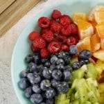 Rainbow Fruit Salad with Honey Dressing PIN (1)