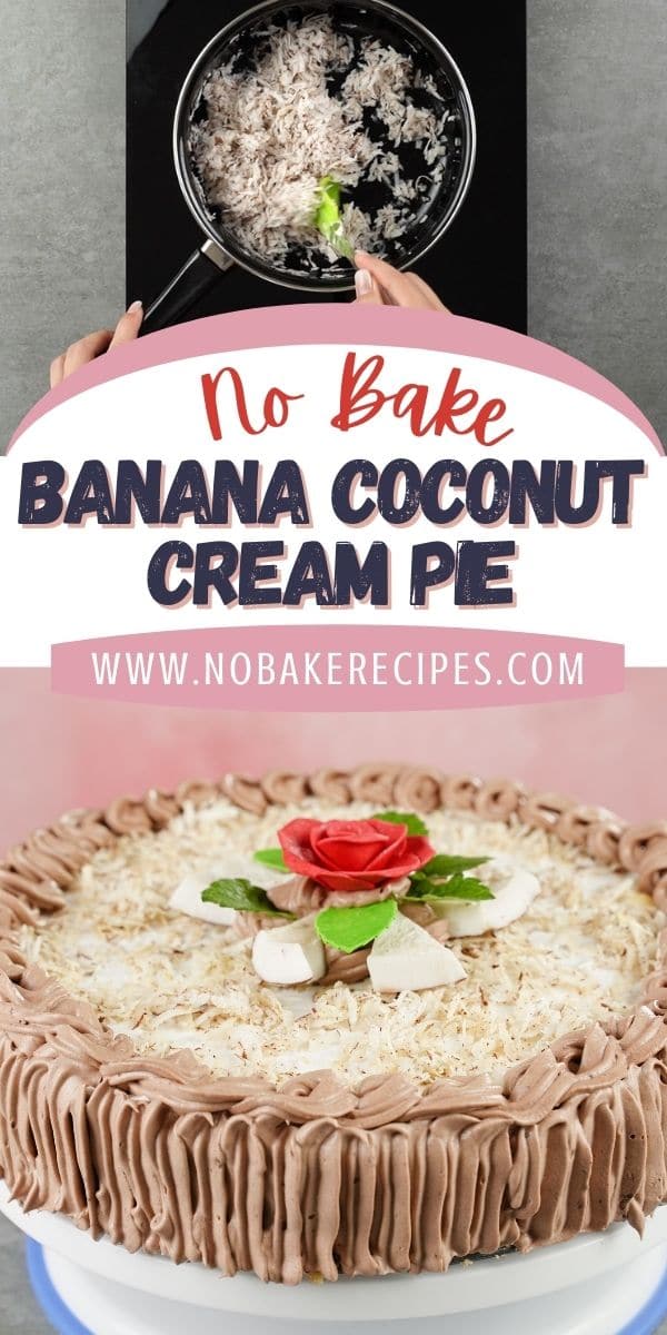 No Bake Banana Coconut Cream Pie - No-Bake Dessert Recipes