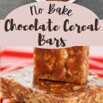 No Bake Chocolate Cereal Bars PIN (2)