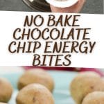 No Bake Chocolate Chip Energy Bites PIN (1)