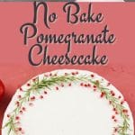 No Bake Pomegranate Cheesecake PIN (3)