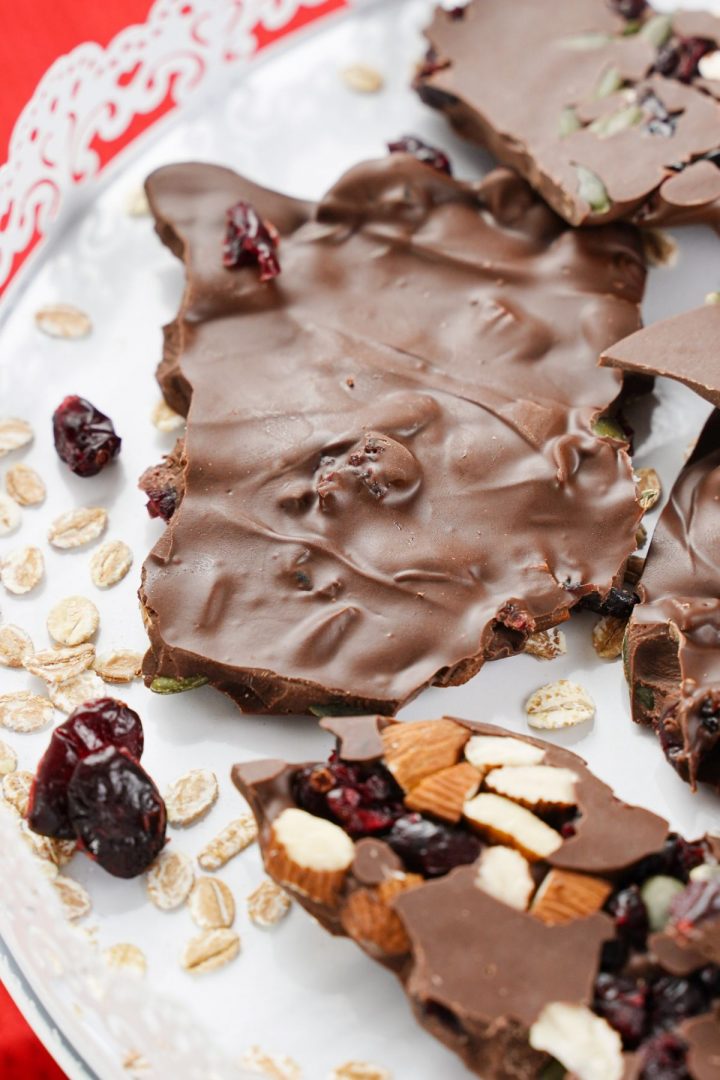 Nut and Seed Chocolate Bark Recipe NoBake Dessert Recipes