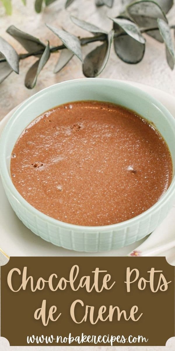 Chocolate Pots De Creme NoBake Dessert Recipes