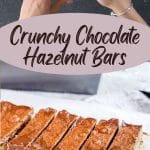 Crunchy Chocolate Hazelnut Bars PIN (2)