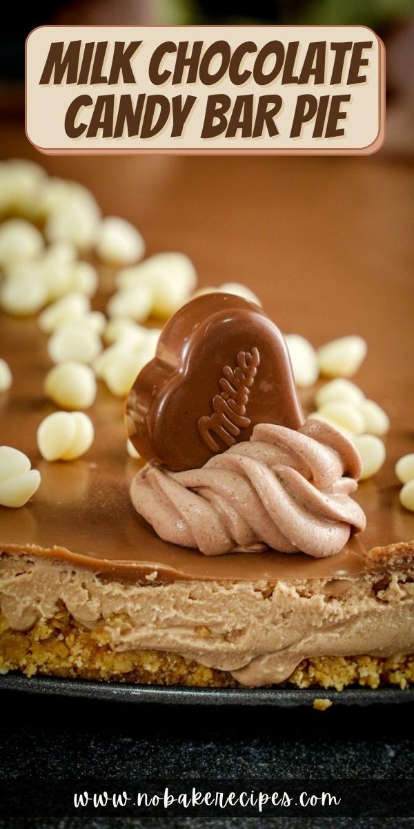 Milk Chocolate Candy Bar Pie NoBake Dessert Recipes
