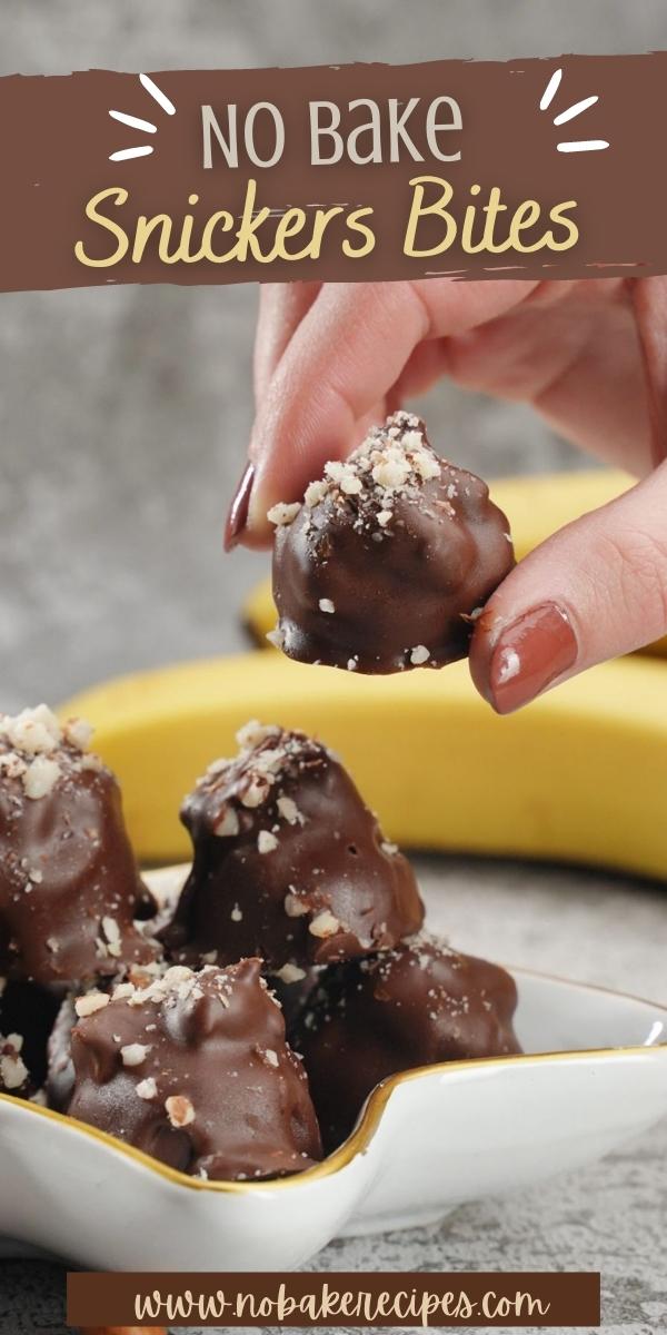 Easy No-Bake Snickers Bites - No-Bake Dessert Recipes