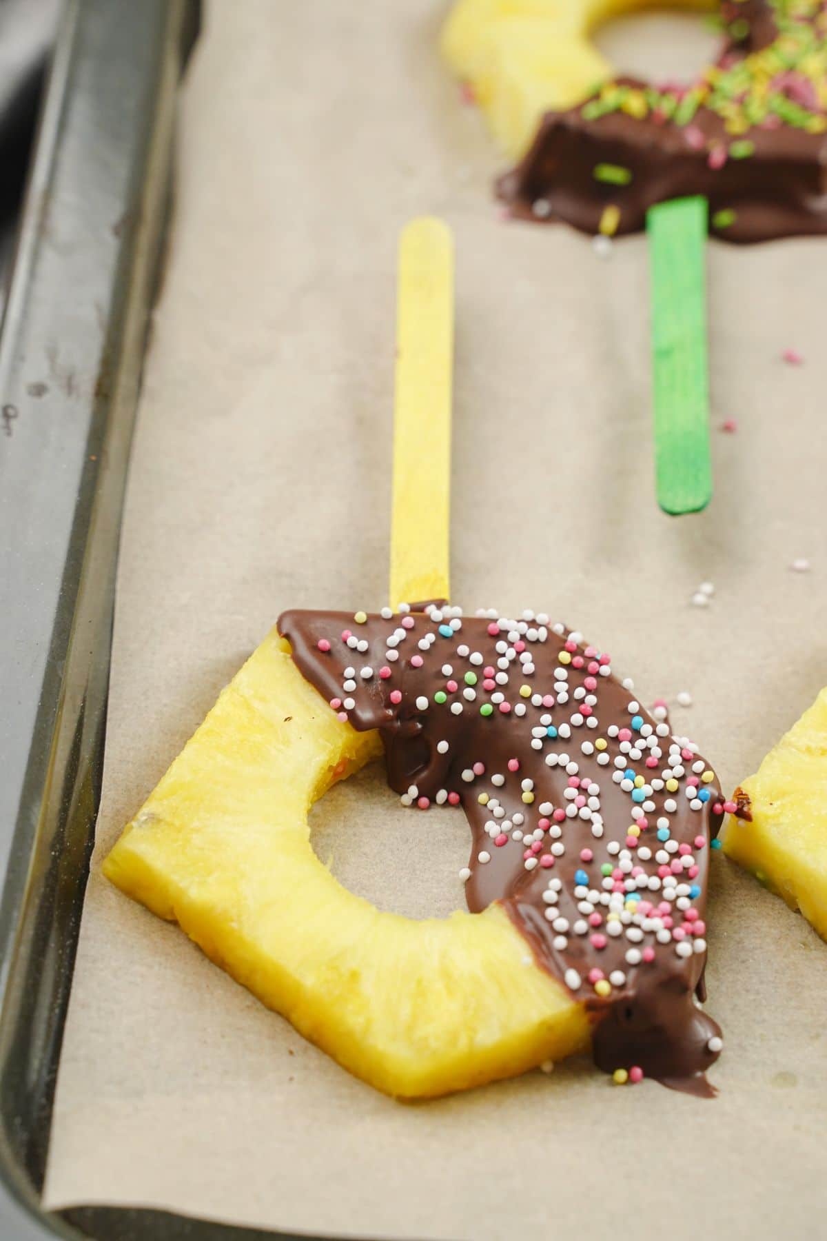 zoom image of Chocolate Coated Pineapple Pops