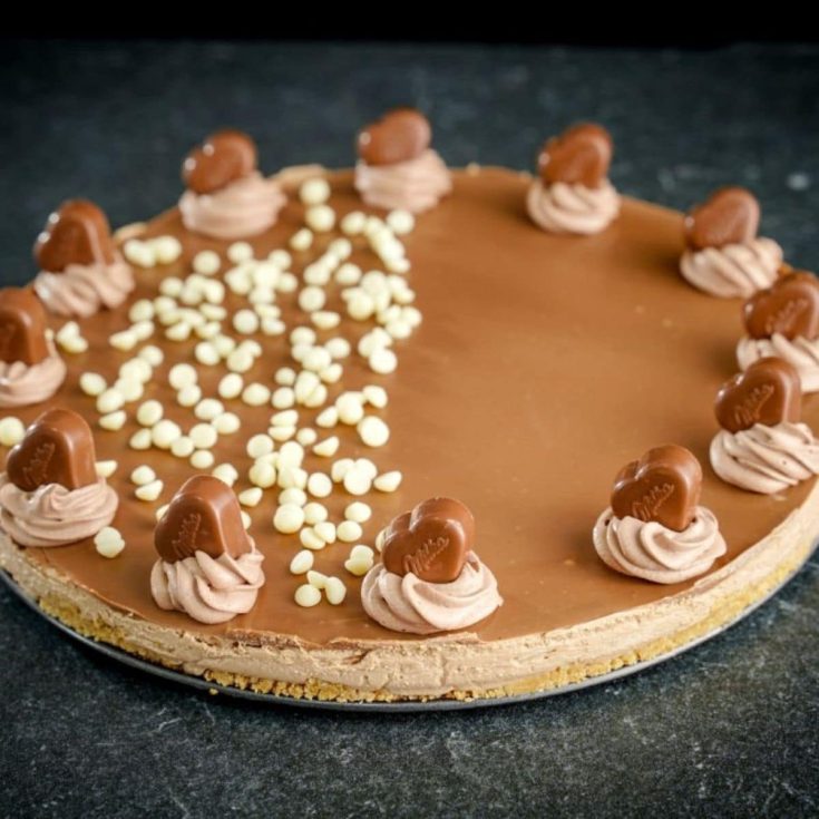 Recipe Card of Milk Chocolate Candy Bar Pie
