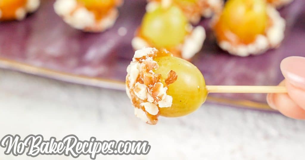 Caramel Apple Grapes NoBake Dessert Recipes