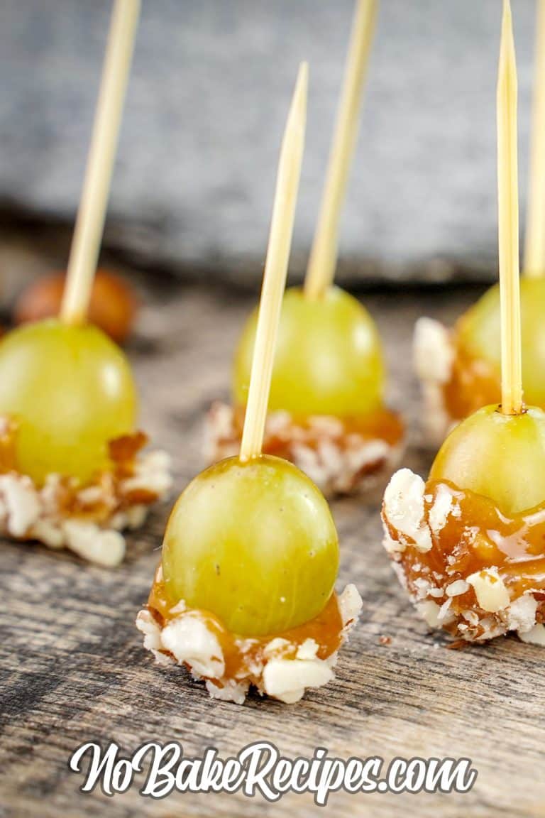 Caramel Apple Grapes NoBake Dessert Recipes