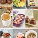 photo collage of easy no bake recipes for beginners