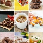 photo collage of easy no-bake recipes for beginners