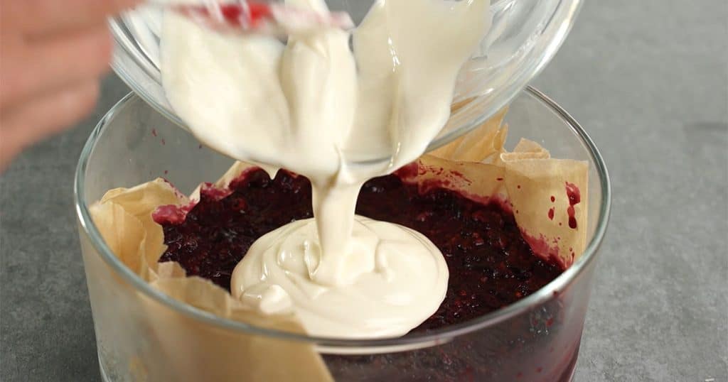 Macerated Berry Frozen Yogurt Bars NoBake Dessert Recipes