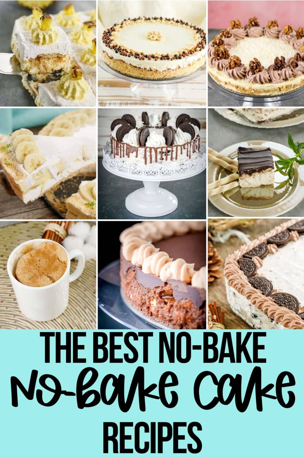 12 Easy No Bake Cake Recipes No Bake Dessert Recipes 