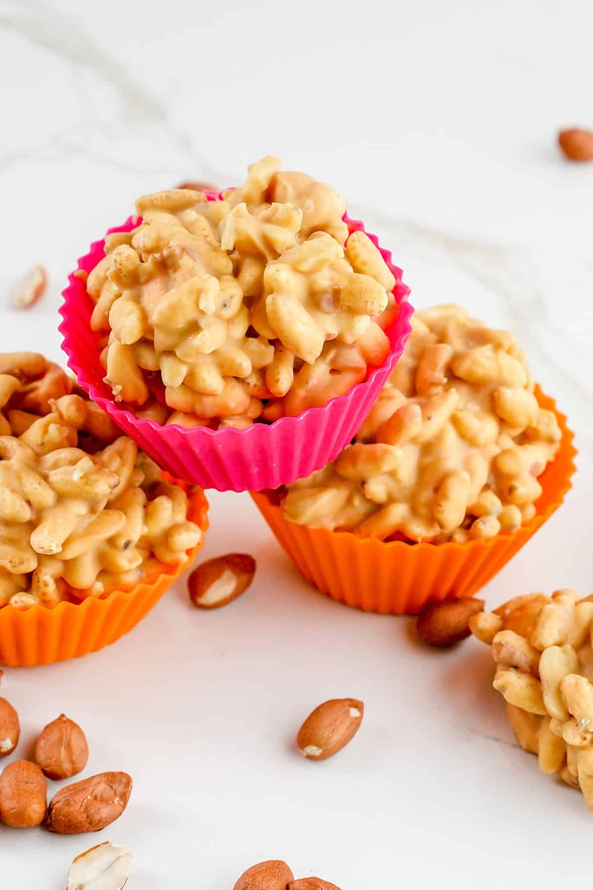 no-bake cookies in muffin cups