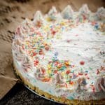 no-bake cheesecake funfetti style