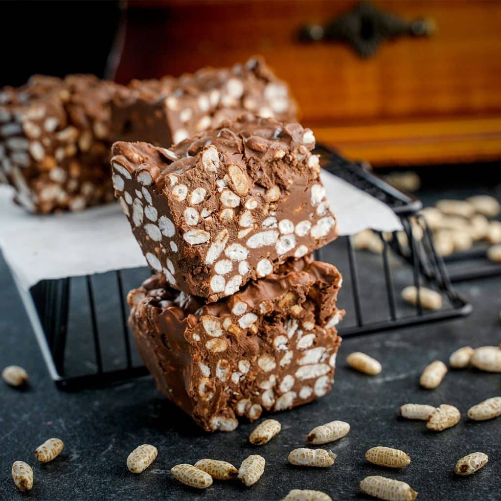 NoBake Peanut Butter Crunch Bars NoBake Dessert Recipes