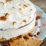 easy no-bake cheesecake s'mores topping