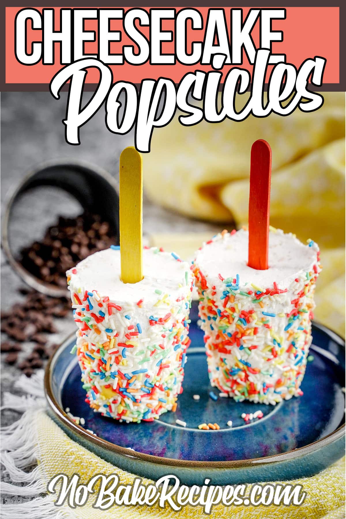 Party Cheesecake Popsicles.