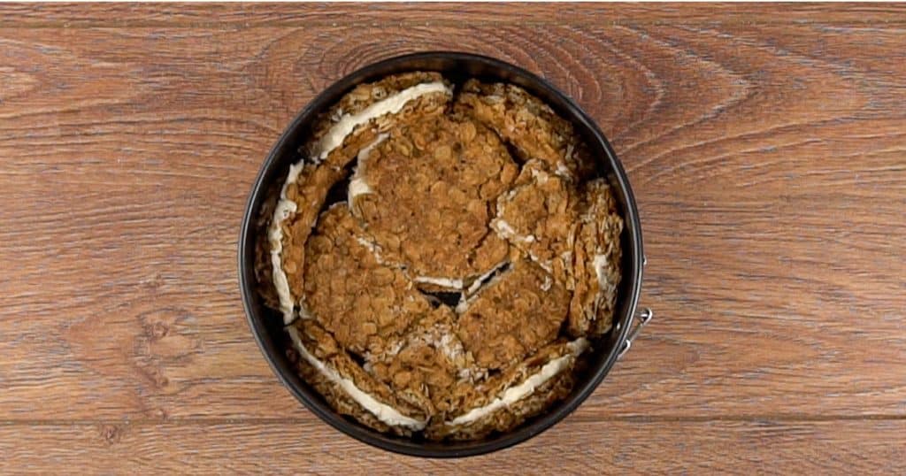Ridiculously Easy NoBake Oatmeal Cream Pie Made with Oatmeal Cream Pie